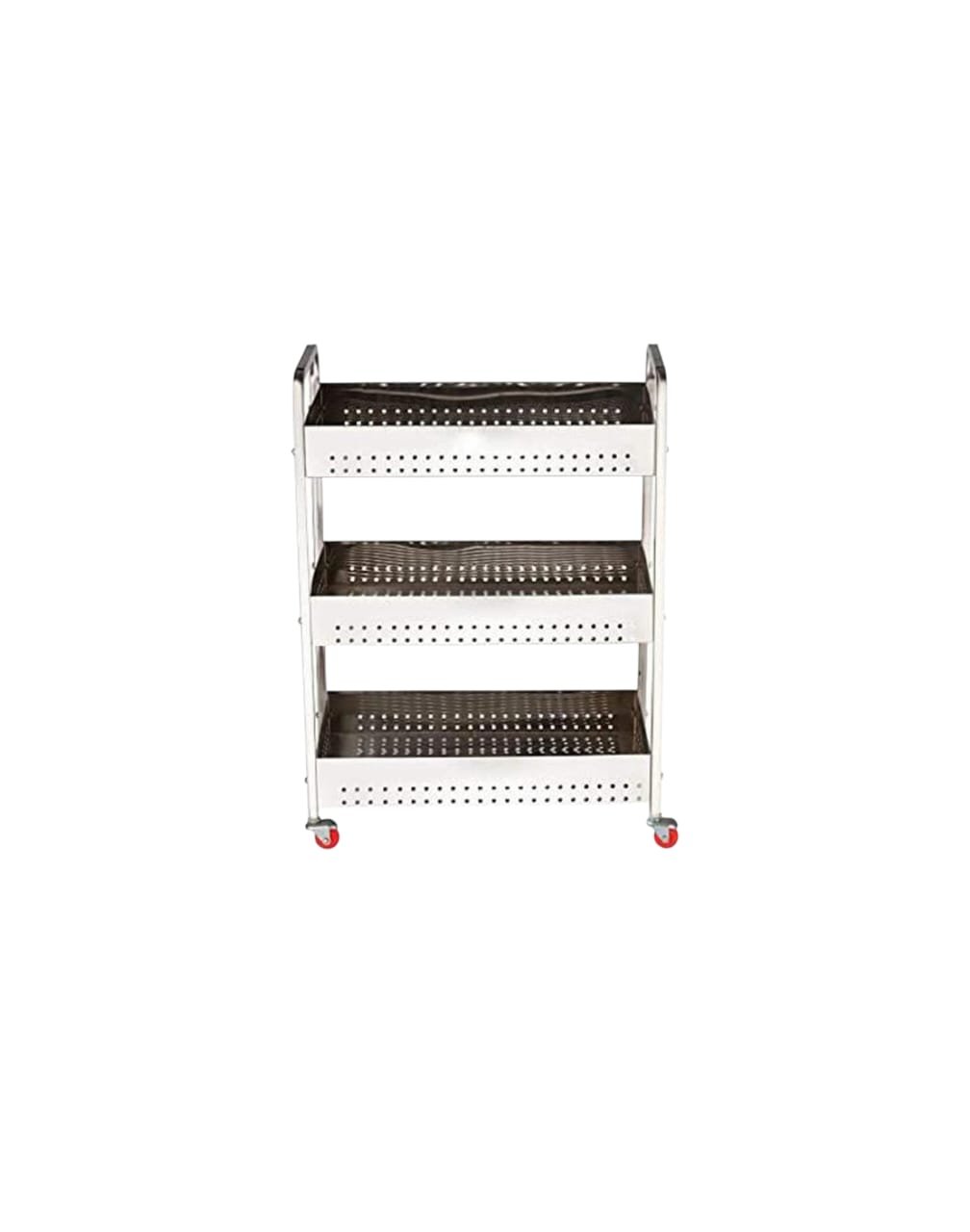 STEEL 3 LAYER PATRA TROLLEY