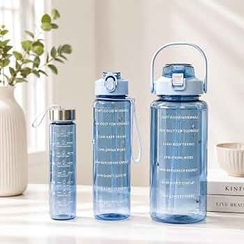 3 PCS MOTIVATIONAL WATER BOTTLE