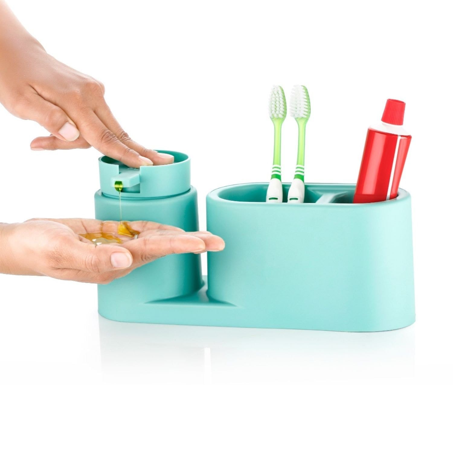 ELEGANT SOAP DISPENSER HOLDER ( BLUE )