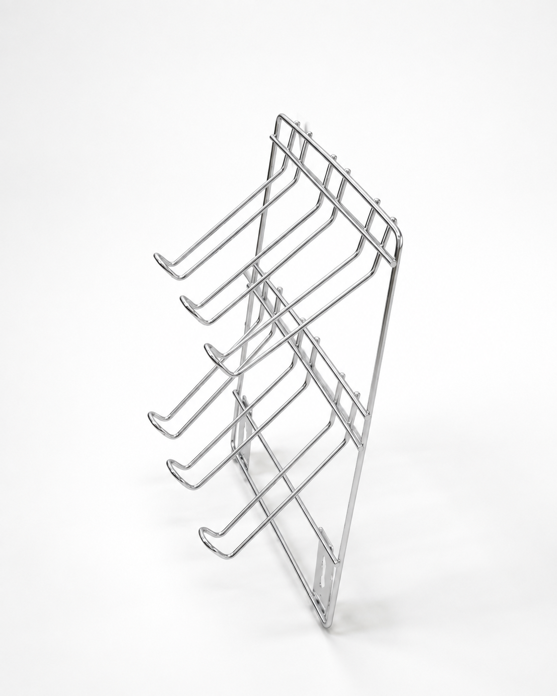 STEEL WALL GLASS STAND