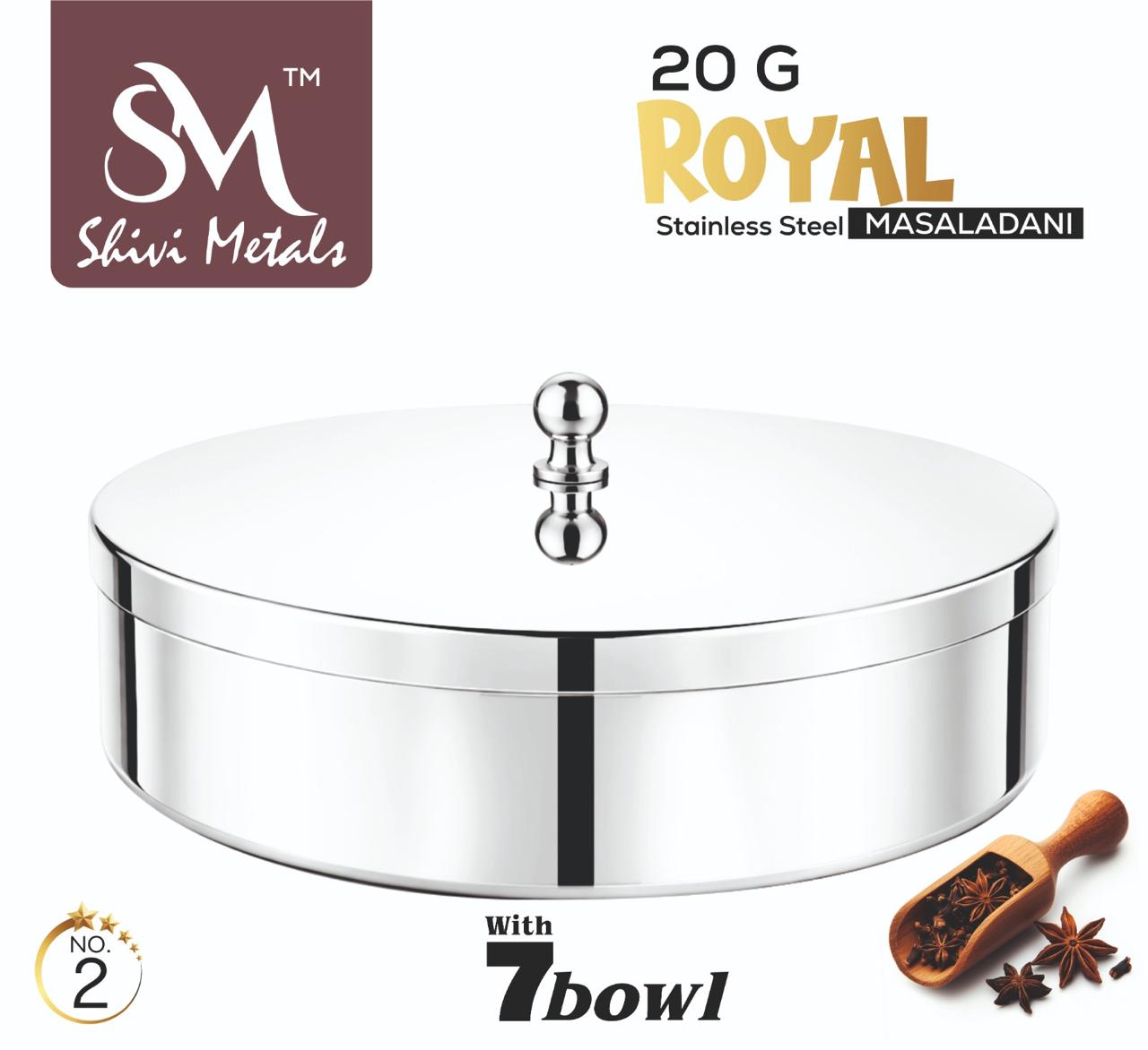 ROYAL MASALA DABBA WITH 7 BOWL