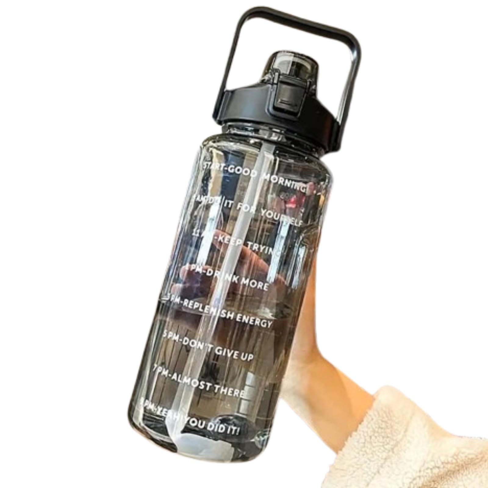 2 LTR MOTIVATIONAL WATER BOTTLE ( MULTICOLOUR )